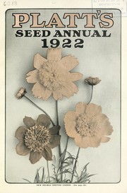 Cover of: 1922 Farm, garden and flower seeds, garden tools, fertilizers, spraying materials, pumps