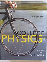 Cover of: College Physics, AP Edition