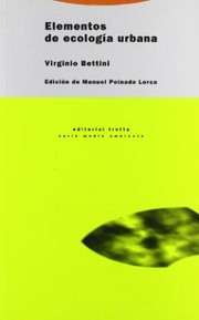 Cover of: Elementos de ecología urbana