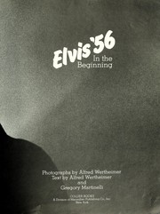 Cover of: Elvis '56 : in the beginning