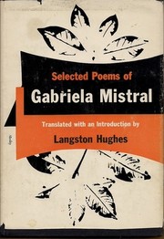 Cover of: Selected Poems of Gabriela Mistral by Gabriela Mistral