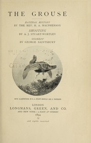 Cover of: The grouse: Natural history, by H. A. Macpherson