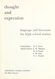 Cover of: Thought and expression: language and literature for high school seniors
