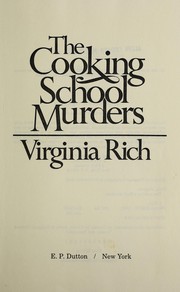 Cover of: The cooking school murders