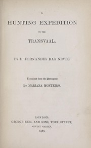Cover of: A hunting expedition to the Transvaal