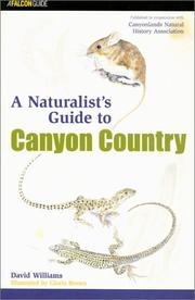 Cover of: Naturalist's Guide to Canyon Country