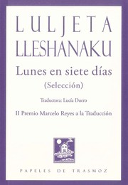 Cover of: Lunes en siete días: (Selección)