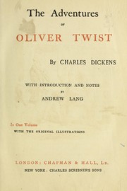 Cover of: The adventures of Oliver Twist | Charles Dickens