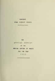 [Report 1957] by Cranbrook (Kent, England). Rural District Council