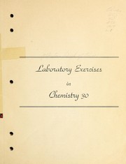 Cover of: Laboratory exercises in Chemistry 30 by Alberta. School Book Branch