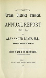 Cover of: [Report 1897]