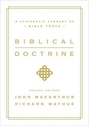 Cover of: Biblical doctrine by 