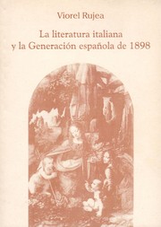 Cover of: La literatura italiana y la generación española de 1898
