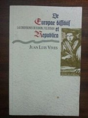 Cover of: Las disensiones de europa, y el estado