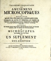 Amusement microscopique tant pour l'esprit, que pour les yeux by Martin Frobenius Ledermüller