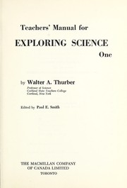 Cover of: Exploring science by Walter A. Thurber