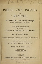Cover of: The poets and poetry of Munster | James Clarence Mangan