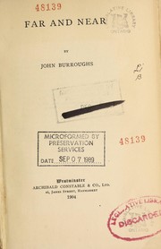 Cover of: Far and near