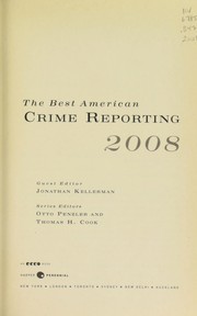 The Best American Crime Reporting 2008 cover