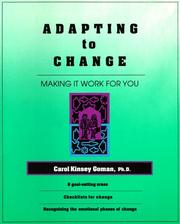 Cover of: Adapting to change: making it work for you