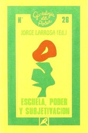 Cover of: Escuela, poder y subjetivacion