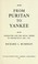 Cover of: From Puritan to Yankee