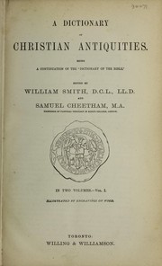 Cover of: A dictionary of Christian antiquities by William Smith, Samuel Cheetham
