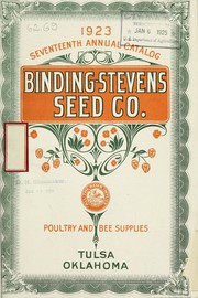 Cover of: 1923 seventeenth annual catalogue [of seeds], poultry and bee supplies