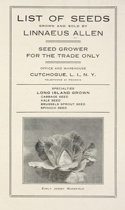 Cover of: List of seeds