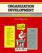 Cover of: Organization development: a practitioner's tool kit