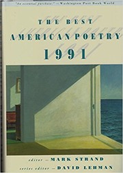 Cover of: The Best American Poetry 1991 by Mark Strand