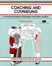 Cover of: Coaching and counseling by Marianne Minor