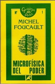 Cover of: Microfísica del poder.