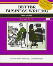 Cover of: Better Business Writing by Susan Brock