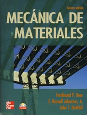 Cover of Mecánica de materiales.