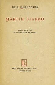 Cover of: Martín Fierro