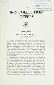Iris collection by Lee R. Bonnewitz (Firm)