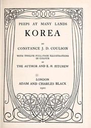 Cover of: Korea by Constance J       D. Coulson