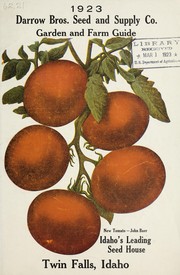 Cover of: 1923 garden and farm guide from Idaho's leading seed house