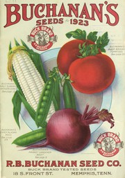 Cover of: R.B. Buchanan seeds 1923 by R.B. Buchanan Seed Co