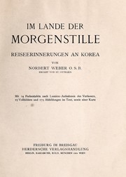 Cover of: Im Lande der Morgenstille: Reiseerinnerungen an Korea