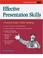 Cover of: Effective presentation skills