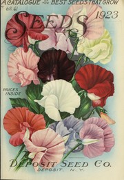 Cover of: A catalogue of the best seeds that grow: 1923