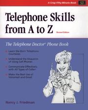 Cover of: Crisp: Telephone Skills from A to Z by Nancy J. Friedman