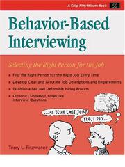 Cover of: Crisp: Behavior-Based Interviewing | Terry L. Fitzwater