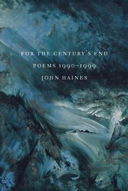 Cover of: For the century's end: poems, 1990-1999