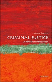 Cover of: Criminal justice : a very short introduction by 