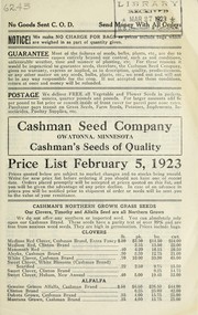 Cover of: Price list: February 5, 1923