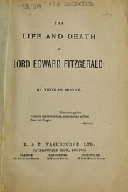 Cover of: The life and death of Lord Edward Fitzgerald