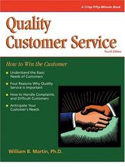 Cover of: Crisp: Quality Customer Service: How to Win with the Customer (Crisp Fifty-Minute Series)